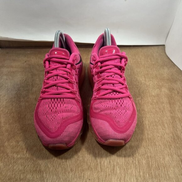 Nike Air Max 2015 Women’s Size 7.5 Triple Hot Pink Athletic Running Shoes Swoosh - Picture 2 of 9